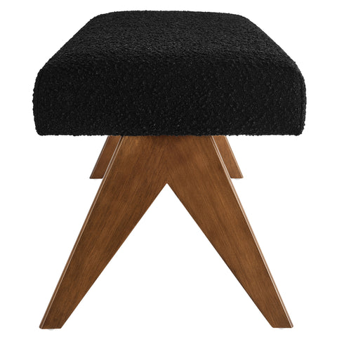 Modway Lyra 63" Boucle Upholstered Bench  