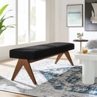 Modway Lyra 63" Boucle Upholstered Bench