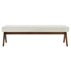 Modway Lyra 63" Boucle Upholstered Bench