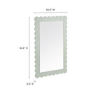 Modway Emmeline Scalloped Rectangle Wall Mirror