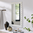 Modway Emmeline Scalloped Rectangle Wall Mirror