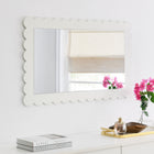 Modway Emmeline Scalloped Rectangle Wall Mirror