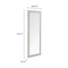 Modway Emmeline Scalloped Rectangle Floor Mirror