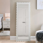 Modway Emmeline Scalloped Rectangle Floor Mirror