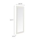 Modway Emmeline Scalloped Rectangle Floor Mirror