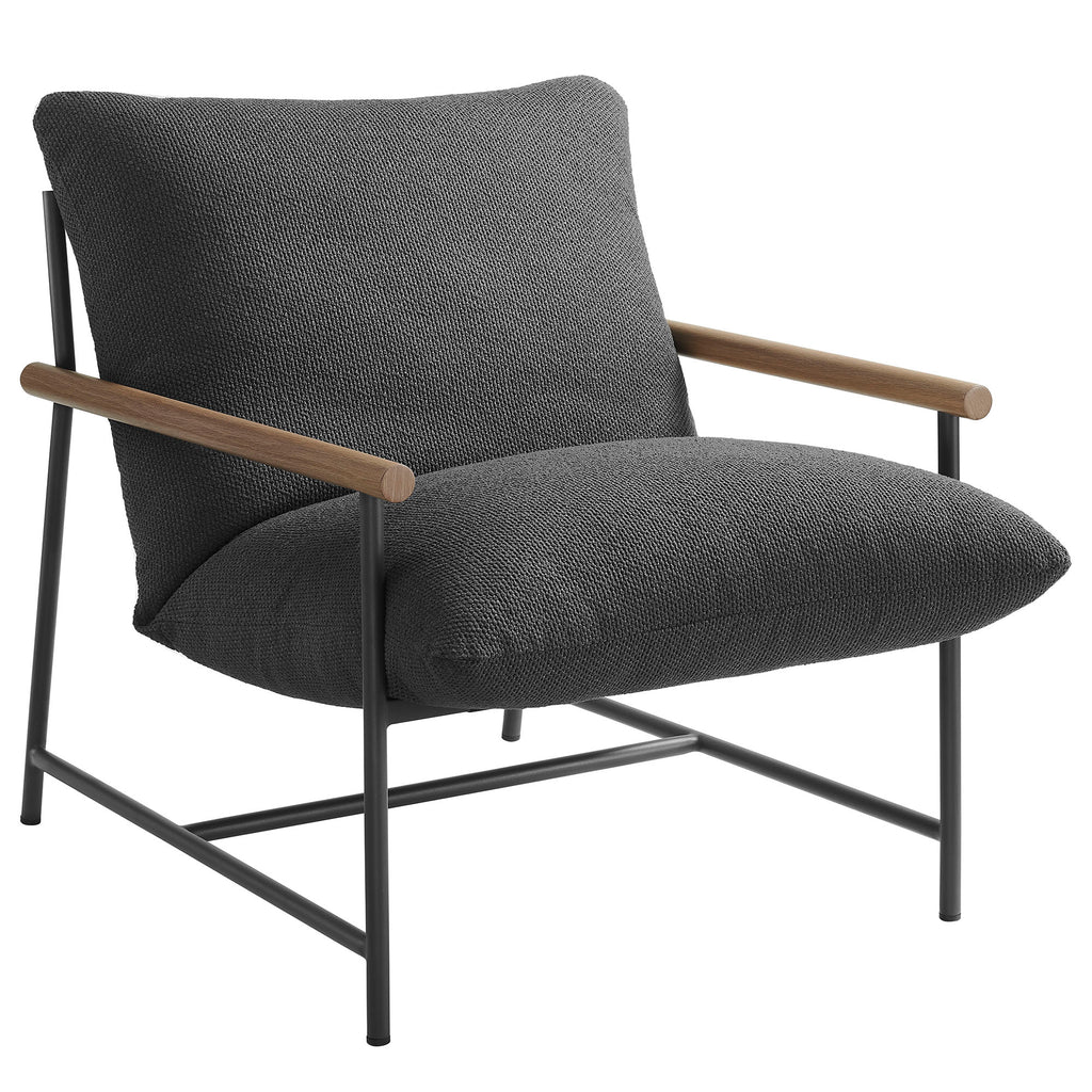Modway Raya Outdoor Patio Boucle Sling Lounge Chair  