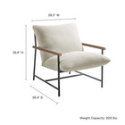 Modway Raya Outdoor Patio Boucle Sling Lounge Chair