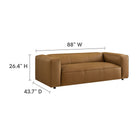 Modway Auren Upholstered Vegan Leather Sofa