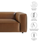 Modway Auren Upholstered Vegan Leather Sofa