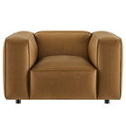 Modway Auren Upholstered Vegan Leather Modular Armchair