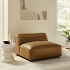 Modway Auren Upholstered Vegan Leather Modular Armless Chair