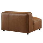 Modway Auren Upholstered Vegan Leather Modular Armless Chair