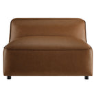 Modway Auren Upholstered Vegan Leather Modular Armless Chair