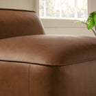 Modway Auren Upholstered Vegan Leather Modular Armless Chair