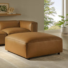 Modway Auren Upholstered Vegan Leather Ottoman