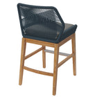 Modway Wellspring Outdoor Patio Teak and Rope Counter Stool