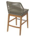 Modway Wellspring Outdoor Patio Teak and Rope Counter Stool