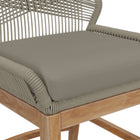 Modway Wellspring Outdoor Patio Teak and Rope Counter Stool