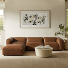 Modway Auren 4-Piece Vegan Leather Modular Sofa Set