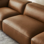Modway Auren 3-Piece Upholstered Vegan Leather Modular Sofa