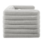Modway Relle Channel Tufted Boucle Upholstered Sofa