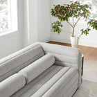 Modway Relle Channel Tufted Boucle Upholstered Sofa