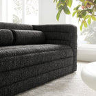 Modway Relle Channel Tufted Boucle Upholstered Loveseat