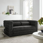 Modway Relle Channel Tufted Boucle Upholstered Loveseat
