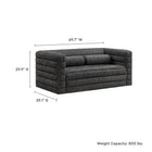 Modway Relle Channel Tufted Boucle Upholstered Loveseat