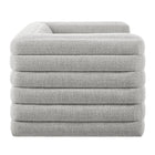 Modway Relle Channel Tufted Boucle Upholstered Loveseat