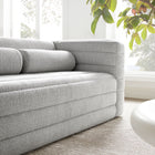 Modway Relle Channel Tufted Boucle Upholstered Loveseat