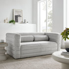 Modway Relle Channel Tufted Boucle Upholstered Loveseat