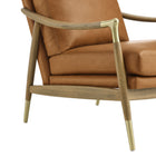 Modway Langford Vegan Leather Accent Armchair