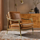 Modway Langford Vegan Leather Accent Armchair