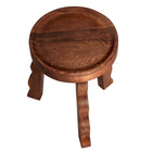 Modway Sorrel Carved Wood Stool