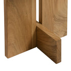 Modway Tarin Acacia Wood and Marble Side Table
