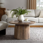 Modway Holloway 30" Round Wood Coffee Table