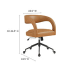 Modway Pinnacle Vegan Leather Office Chair