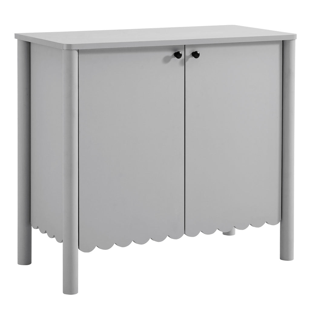 Modway Emmeline 35" 2-Door Scalloped Sideboard Cabinet  