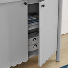 Modway Emmeline 35" 2-Door Scalloped Sideboard Cabinet