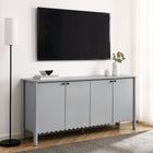 Modway Emmeline 66" 4-Door Scalloped Sideboard Cabinet