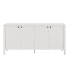 Modway Emmeline 66" 4-Door Scalloped Sideboard Cabinet