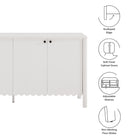 Modway Emmeline 66" 4-Door Scalloped Sideboard Cabinet