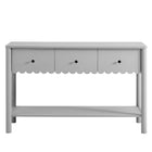 Modway Emmeline 3-Drawer Scalloped Console Table