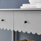 Modway Emmeline 3-Drawer Scalloped Console Table