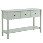 Modway Emmeline 3-Drawer Scalloped Console Table  