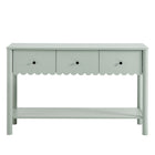 Modway Emmeline 3-Drawer Scalloped Console Table