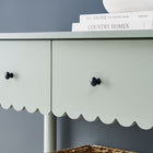 Modway Emmeline 3-Drawer Scalloped Console Table