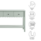 Modway Emmeline 3-Drawer Scalloped Console Table