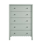 Modway Emmeline Scalloped 5-Drawer Chest